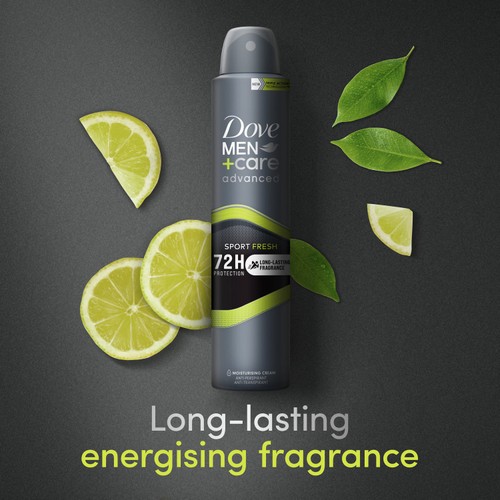 Dove Men + Care Advanced Antiperspirant Deodorant Sport Fresh 200ml thumbnail 3