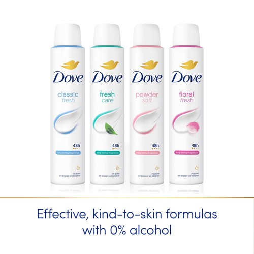 Dove Women Antiperspirant Deodorant Powder Aerosol 200ml thumbnail 5