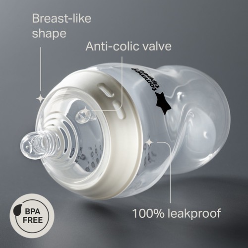 Tommee Tippee Closer To Nature Baby Bottles Months thumbnail 3
