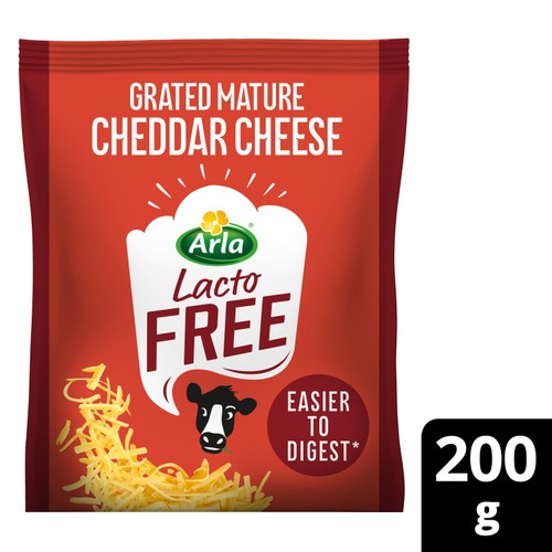Arla LactoFREE Mature Cheddar Grated Cheese