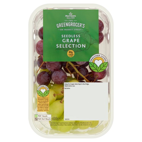 Morrisons Seedless Grape Selection  400g