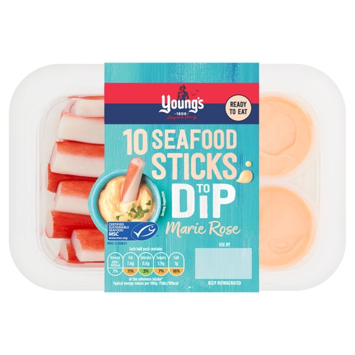 Young's 10 Seafood Sticks To Dip Marie Rose Sauce