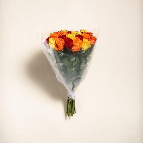 Morrisons Rainbow Roses Flowers Bouquet thumbnail 2