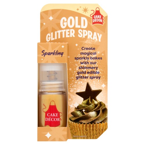Cake Decor Gold Glitter Spray
