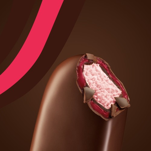 Magnum Double Raspberry Ice Cream Sticks 3 x 85ml thumbnail 2