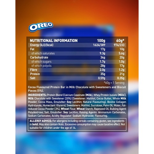 Grenade Oreo Protein Bar 60g thumbnail 3