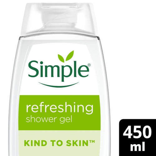 Simple Shower Gel Refreshing 450ml