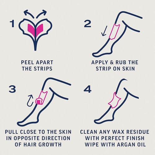 Veet Expert Wax Strips Leg Sensitive thumbnail 4