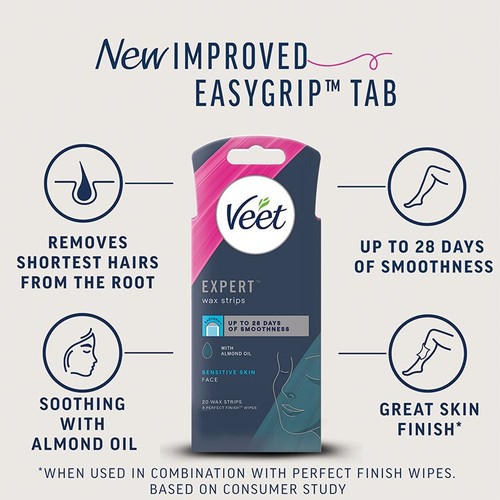 Veet Expert Wax Strips Face Sensitive thumbnail 5