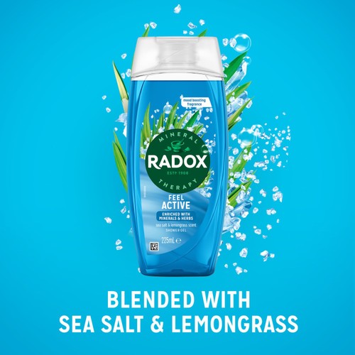 Radox Feel Active Mood Boosting Shower Gel  225ml thumbnail 3