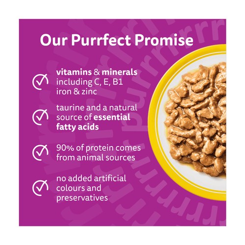 Whiskas Senior 7+ Poultry Feasts Wet Cat Food Pouches in Gravy 12 x 85g thumbnail 2