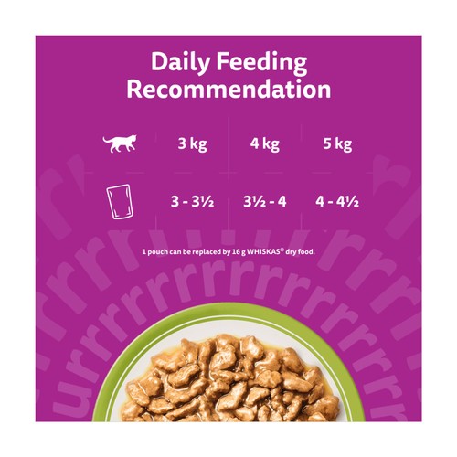 Whiskas Senior 7+ Mixed Menu Wet Cat Food Pouches in Gravy 12 x 85g thumbnail 4