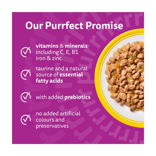 Whiskas Senior 11+ Poultry Feasts Wet Cat Food Pouches in Jelly 12 x 85g thumbnail 2