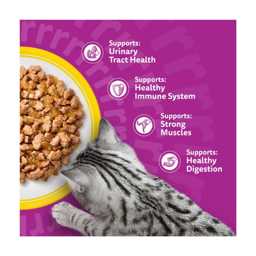 Whiskas Senior 11+ Poultry Feasts Wet Cat Food Pouches in Jelly 12 x 85g thumbnail 3