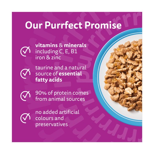 Whiskas Senior 7+ Fish Favourites Wet Cat Food Pouches in Jelly 12 x 85g thumbnail 2