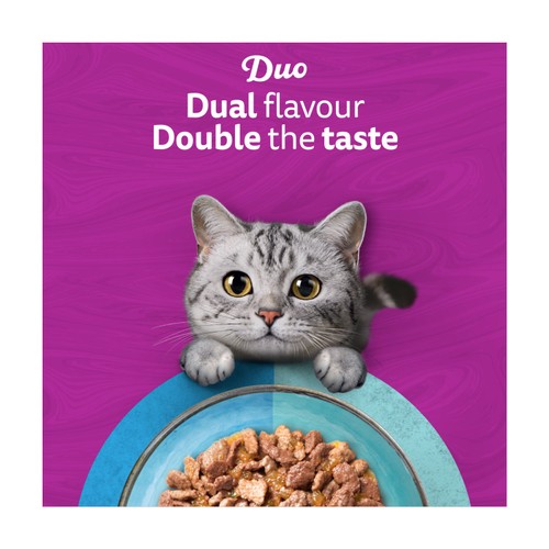 Whiskas 1+ Duo Ocean Delights Adult Wet Cat Food Pouches in Jelly thumbnail 4