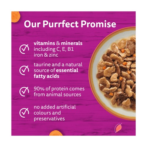 Whiskas 1+ Country Collection Mix Adult Wet Cat Food Pouch in Gravy thumbnail 2