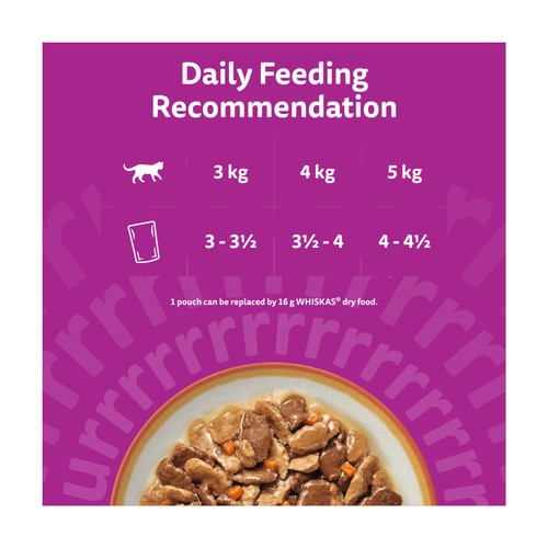 Whiskas 1+ Country Collection Mix Adult Wet Cat Food Pouch in Gravy thumbnail 5