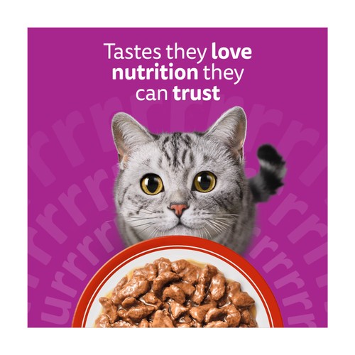 Whiskas 1+ Meaty Meals Adult Wet Cat Food Pouches in Gravy thumbnail 3