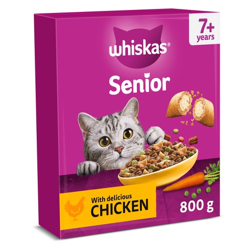 Whiskas Senior 7+ Dry Cat Food In Chicken