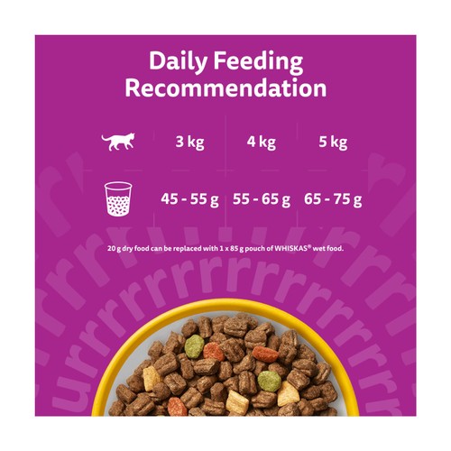 Whiskas Senior 7+ Dry Cat Food In Chicken thumbnail 4