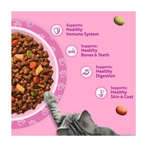 Whiskas Kitten Chicken Dry Cat Food 1.9kg thumbnail 5