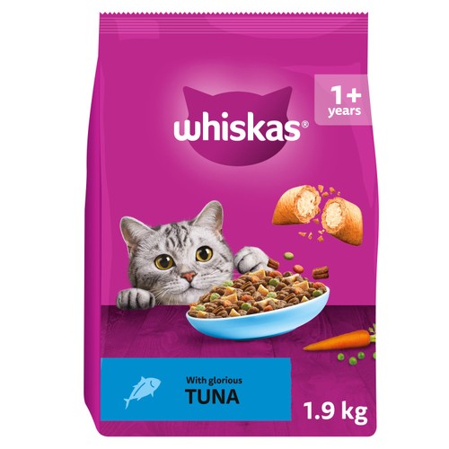 Whiskas 1+ Tuna Adult Dry Cat Food