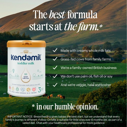 Kendamil 3 Toddler Milk Formula Powder From 1 To 3 Years thumbnail 5