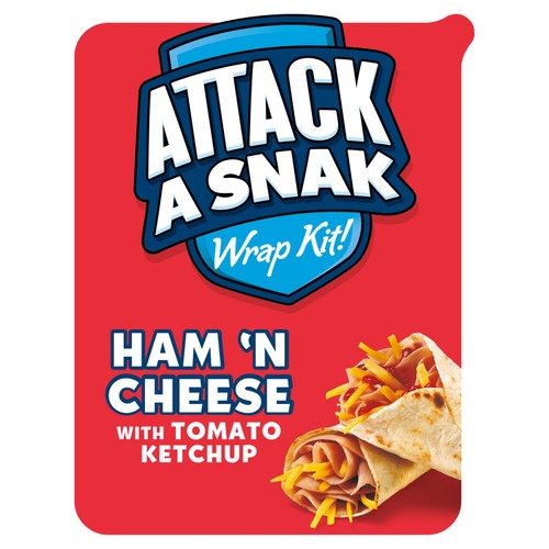 Attack A Snak Ham And Cheese Wrap Kit
