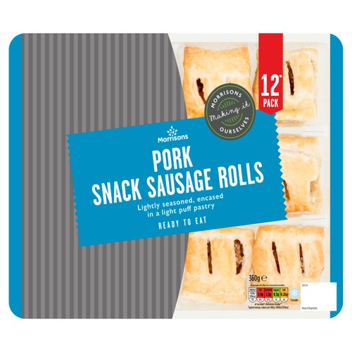 Morrisons Snack Size Pork Sausage Rolls