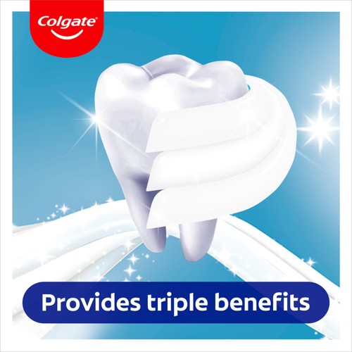 Colgate Triple Action Extra White Teeth Whitening Toothpaste thumbnail 5