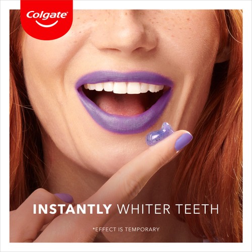 Colgate Max White Purple Reveal Teeth Whitening Toothpaste thumbnail 4