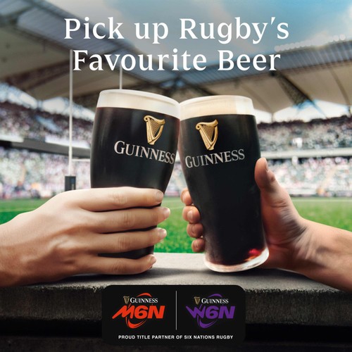 Guinness Draught Alcohol Free Stout Beer 0.0% vol Cans thumbnail 2
