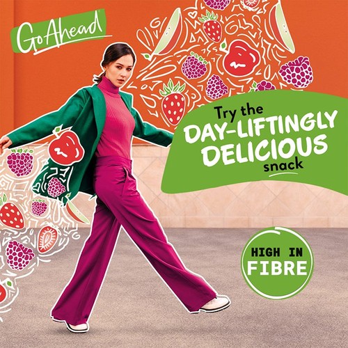 Go Ahead Fibre Jacks Raspberry Snack Bars 4 Pack Multipack  thumbnail 3