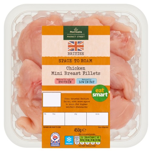 Morrisons British Chicken Mini Fillets 450g