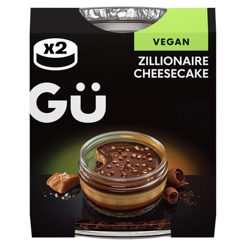 Gu Plant Zillionaire Cheesecakes 2x91.5g