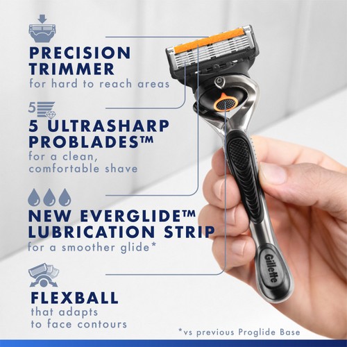 Gillette Proglide Value Pack Razor + 8 Blades thumbnail 3