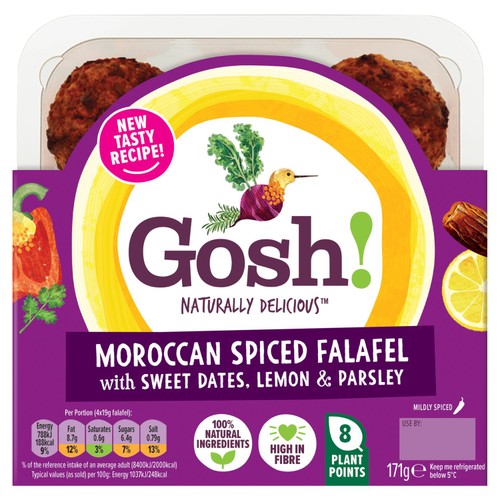 Gosh! Moroccan Spiced Falafel With Red Pepper & Apricot