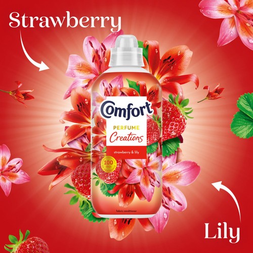 Comfort Creations Fabric Conditioner Strawberry & Lily 48 Washes thumbnail 2