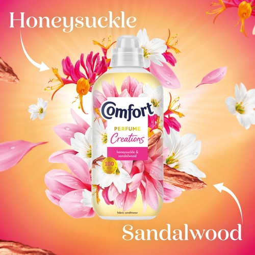 Comfort Honeysuckle & Sandalwood Fabric Conditioner 48 Washes thumbnail 3