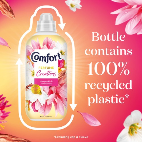 Comfort Honeysuckle & Sandalwood Fabric Conditioner 48 Washes thumbnail 4