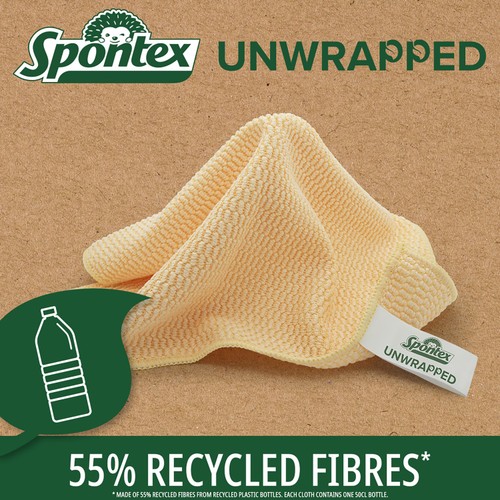 Spontex Unwrapped Microfibre Cloth thumbnail 2