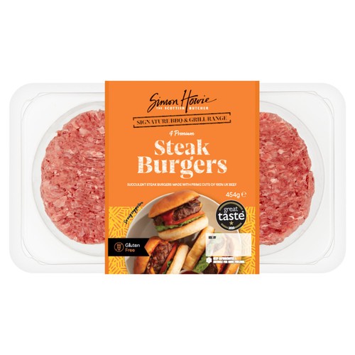 Simon Howie The Scottish Butcher 4 Premium Steak Burgers 454g