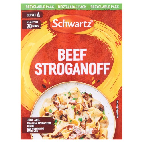 Schwartz Beef Stroganoff Recipe Mix thumbnail 2