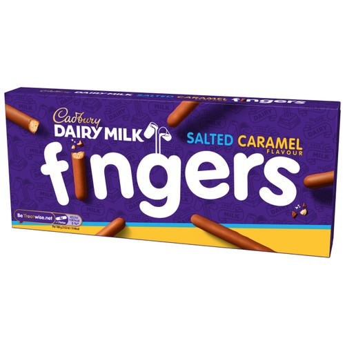 Cadbury Dairy Milk Fingers Salted Caramel Flavour Biscuits thumbnail 5