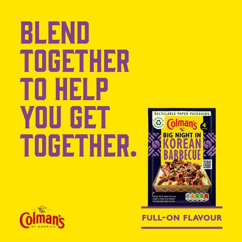 Colman's Weekend Wonders Meal Maker Recipe Mix Korean Barbecue 45g thumbnail 3