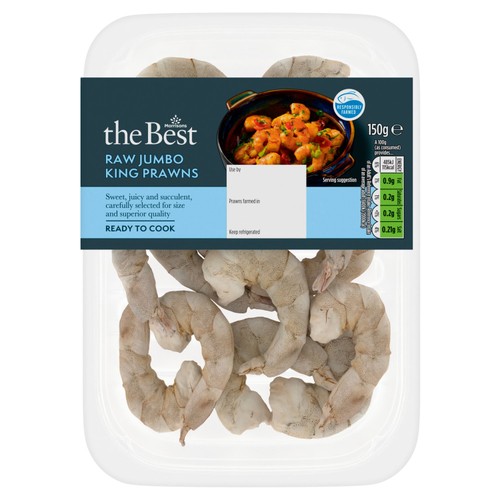 Morrisons The Best Raw Jumbo King Prawns thumbnail 2