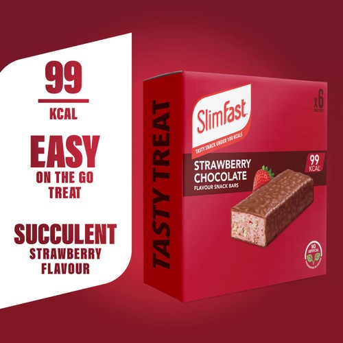 SlimFast Strawberry Choc Bars  thumbnail 4