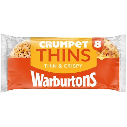 Warburtons Crumpet Thins thumbnail 3