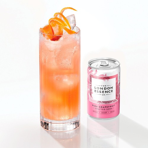 London Essence Pink Grapefruit Soda thumbnail 3